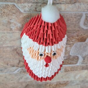 Weihnachtsmann - Baumschmuck - Maske – Bild 4