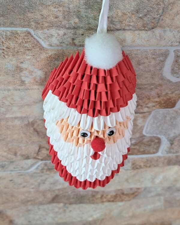 Weihnachtsmann - Baumschmuck - Maske