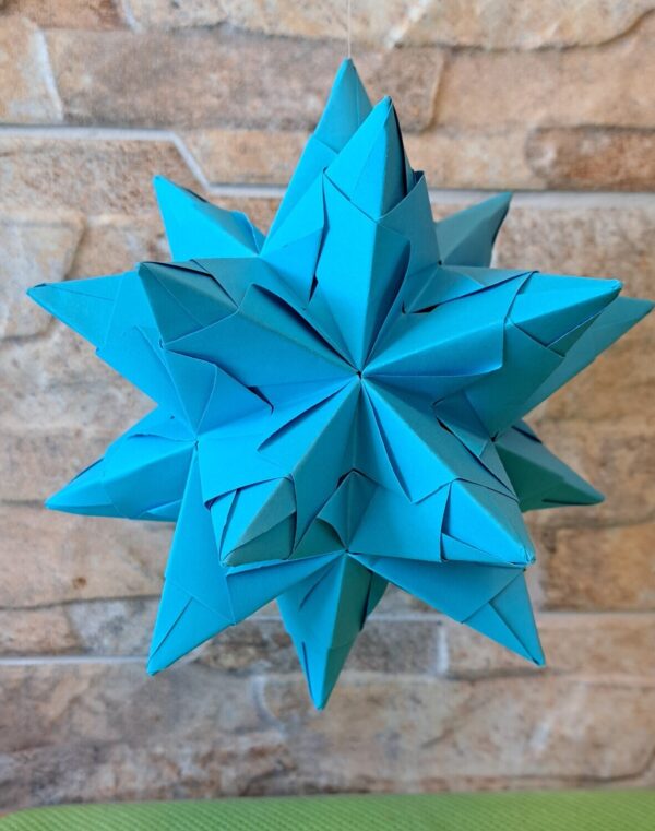 Stern - Bascetta - Stern zum Aufhängen in Blau