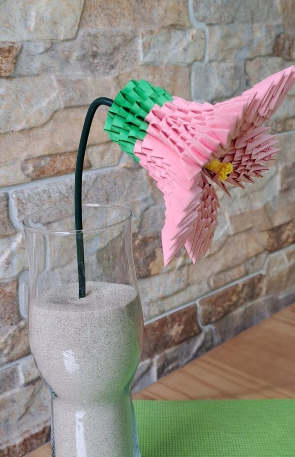 Fantasy Blume - Pink, Rosa - dekoratives Unika