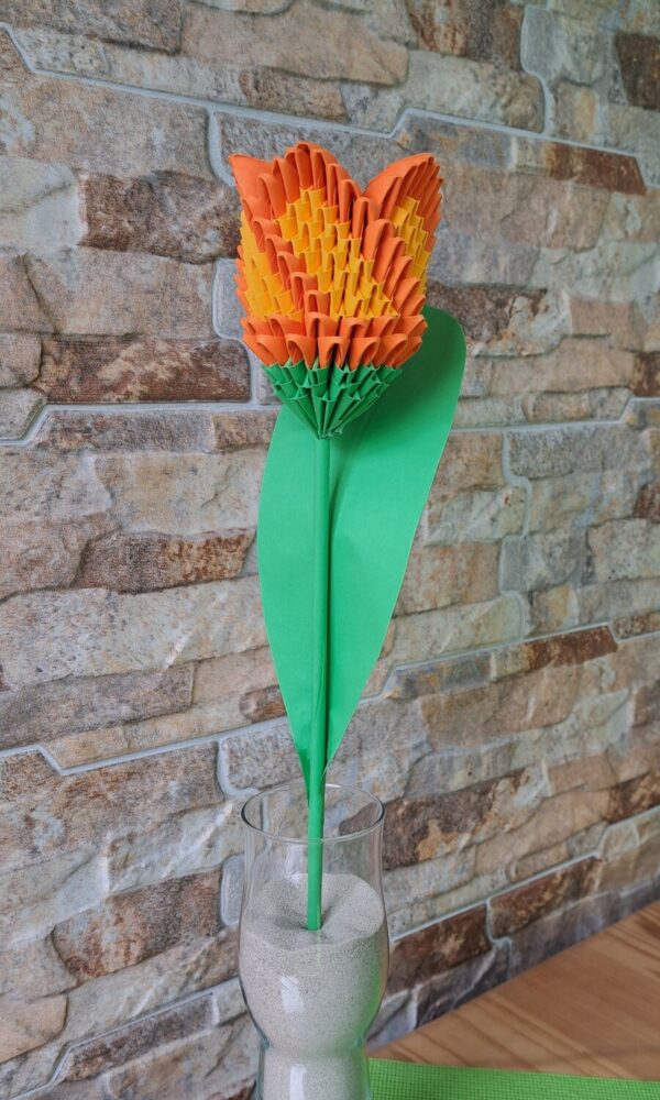 Tulpe - Orange - farbenfrohes, langlebiges Deko‑Highlight