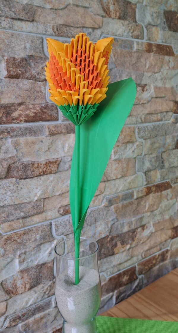 Tulpe - warme Kombination aus Orange und Gelb