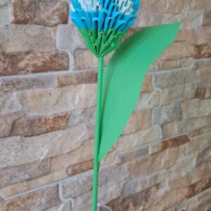 Tulpe - Blau, Mittelblau - ein strahlendes Dekostück – Bild 2