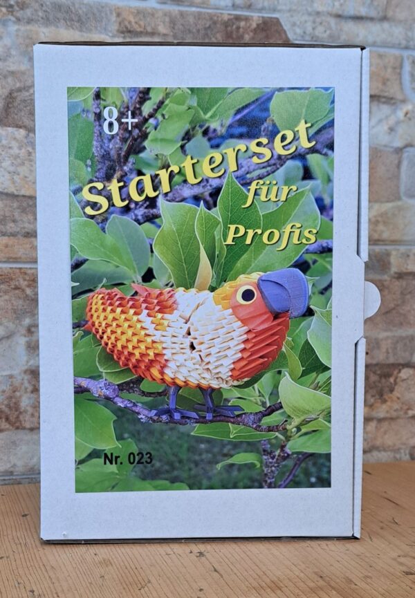 Papagei in Orange - Starterset für Profis