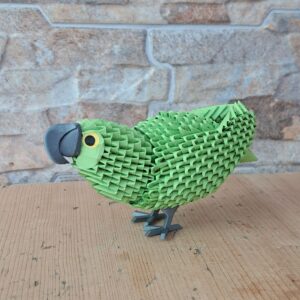 Papagei - in einem leuchtenden Grün – Bild 1