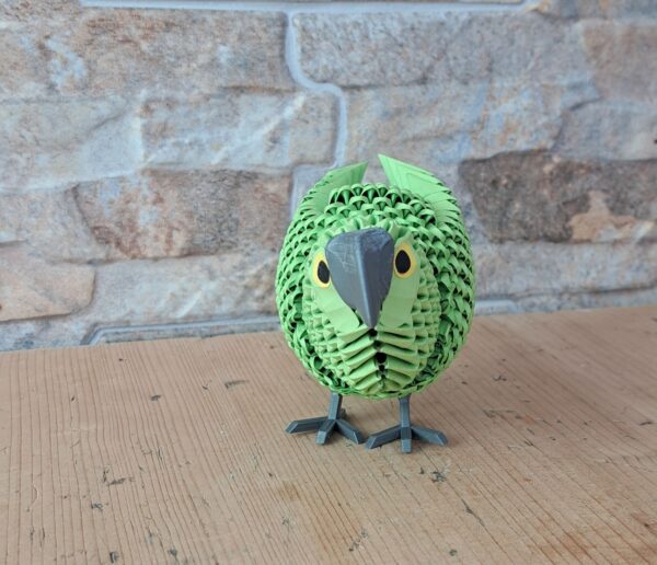 Papagei - in einem leuchtenden Grün