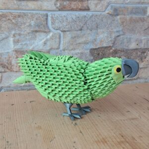 Papagei - in einem leuchtenden Grün – Bild 3