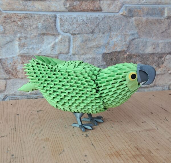 Papagei - in einem leuchtenden Grün