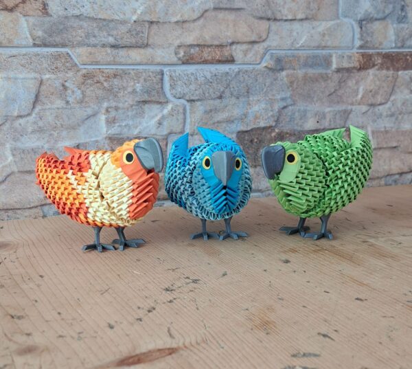 Papagei - in einem leuchtenden Grün