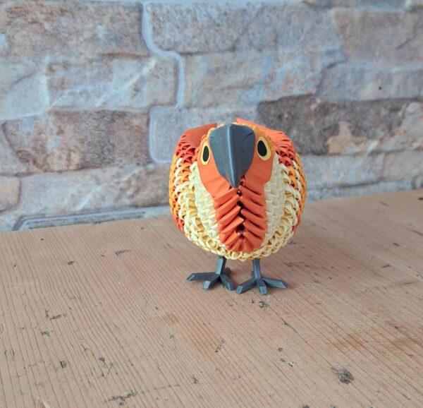 Papagei - mit 3 verschiedenen Orangtönen