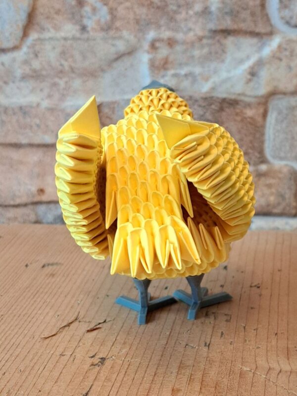 Papagei - in einem Intensiv Gelbton