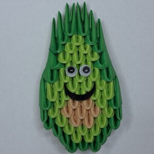 Avocado Magnetfigur Origami