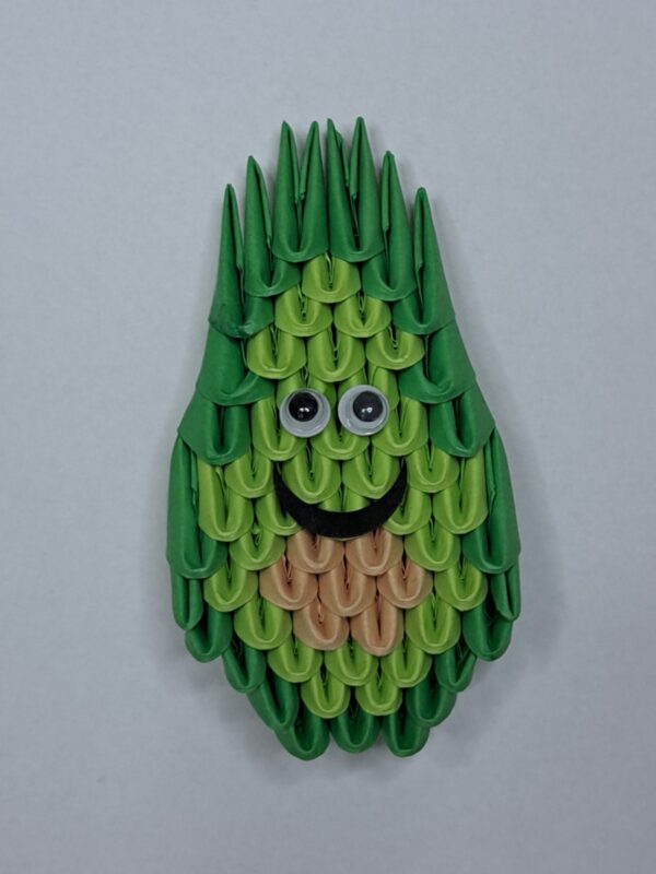 Avocado Magnetfigur Origami