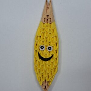 Banane Magnetfigur Origami