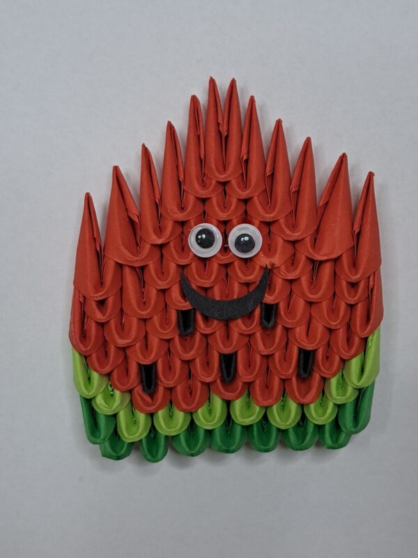 Melone Magnetfigur Origami