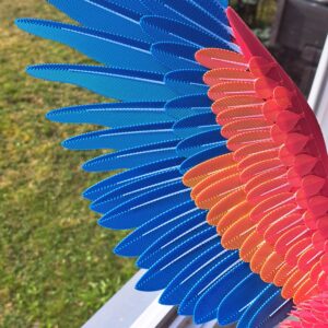 Papagei auf Ständer - Rot - 3d-Druck – Bild 4