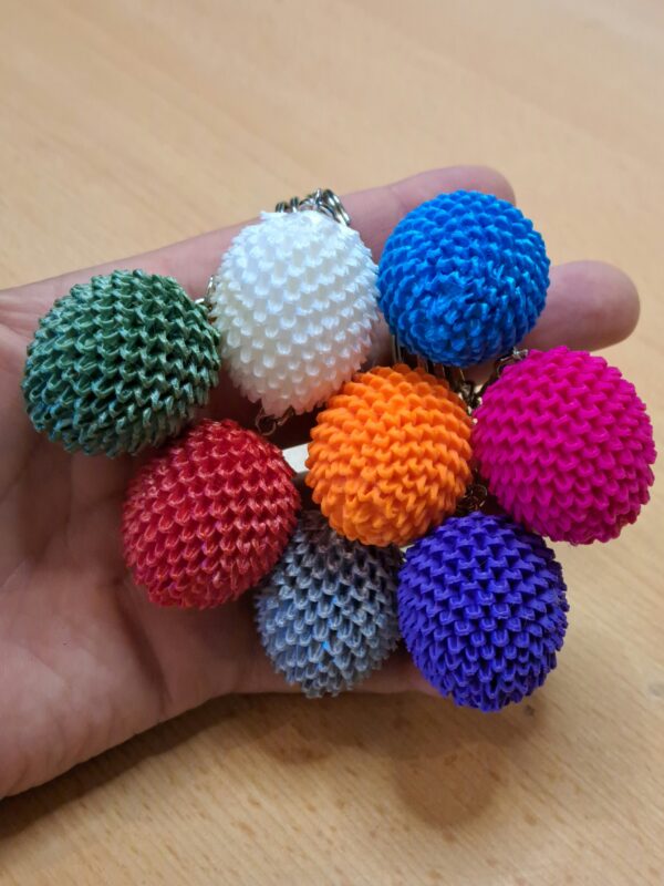 Ei - Hellblau - Schlüsselanhänger - 3d-Druck