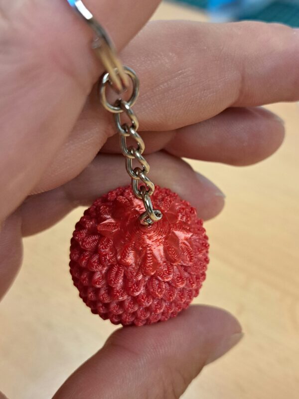 Ei - Rot - Schlüsselanhänger - 3d-Druck