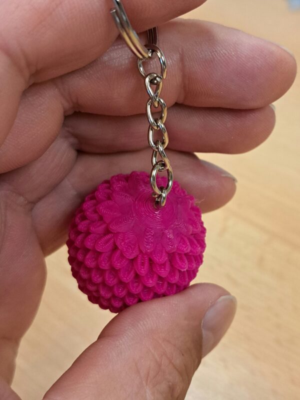 Ei - Pink - Schlüsselanhänger - 3d-Druck