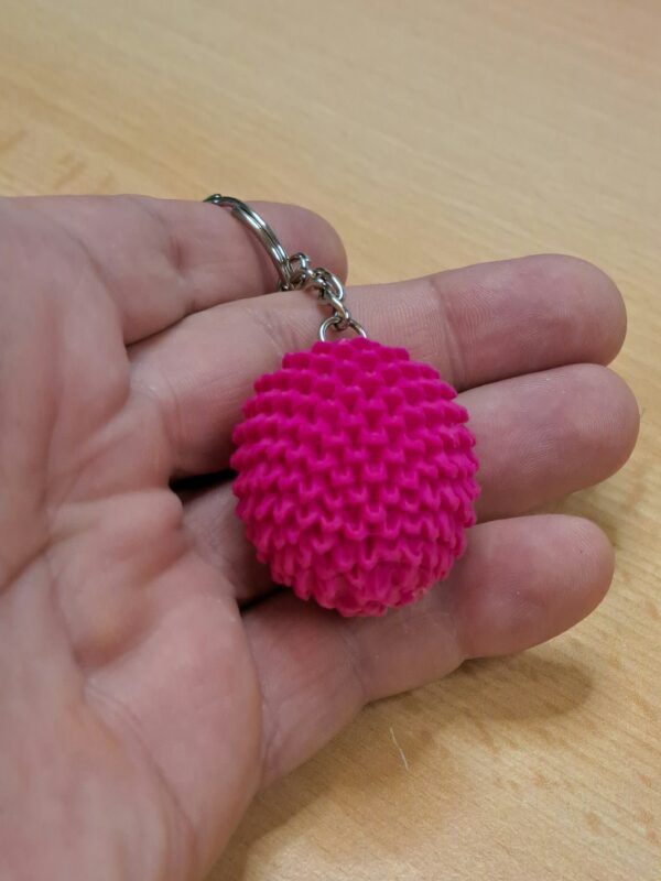 Ei - Pink - Schlüsselanhänger - 3d-Druck